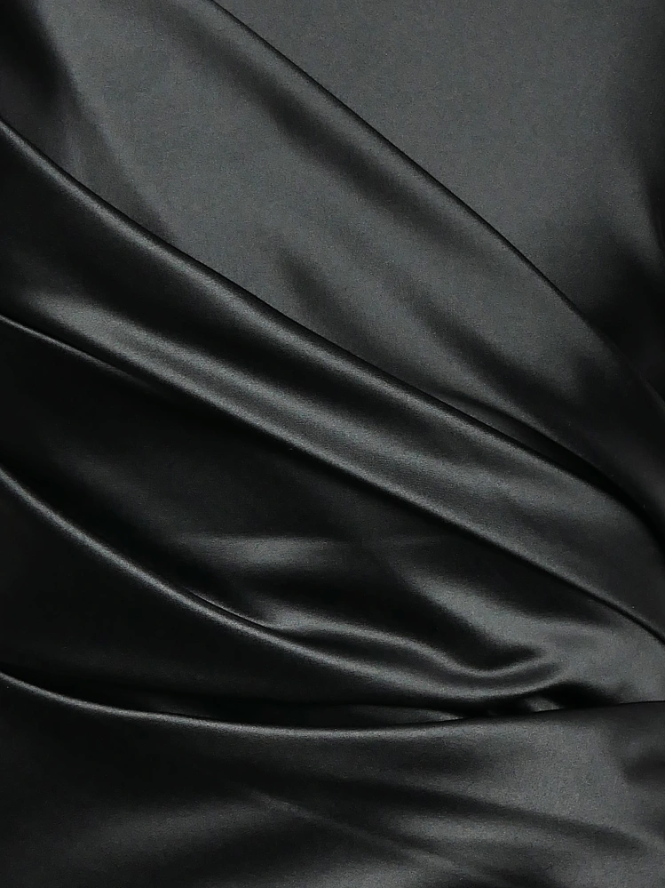 Satyna kolorowa AT-20 czarny