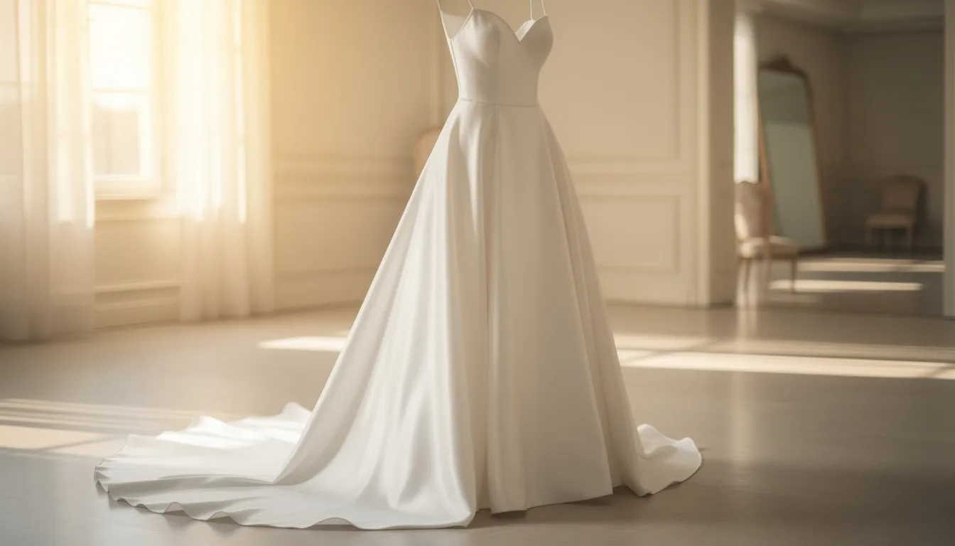 Satyna – elegancka tkanina ślubna od podstaw