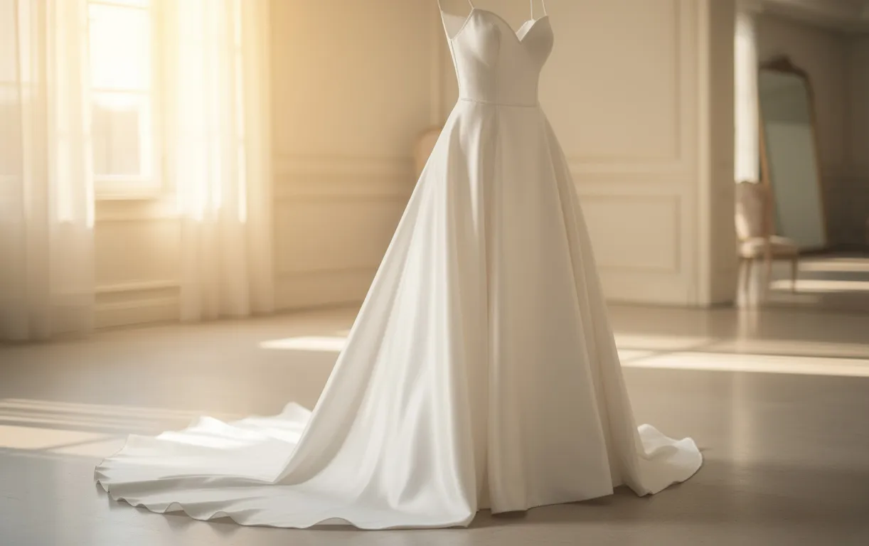 Satyna – elegancka tkanina ślubna od podstaw