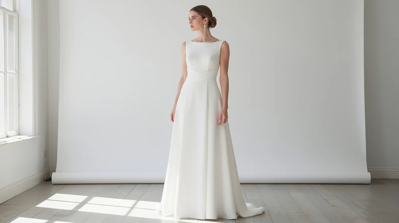 Krepa w modzie ślubnej – przewodnik po tkaninach na suknię Panny Młodej